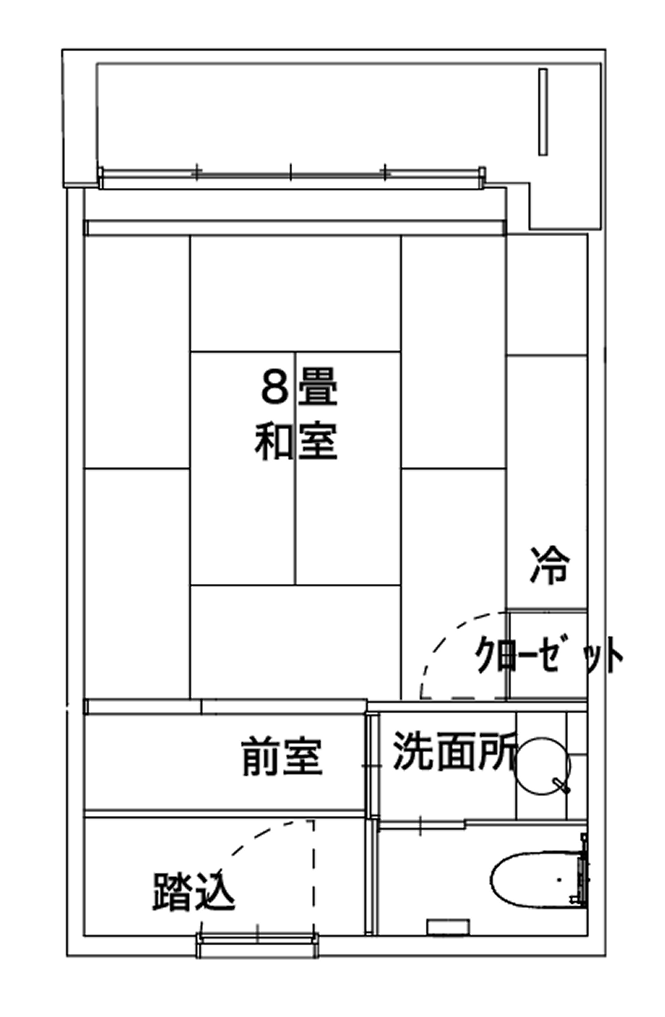 別邸『月の杜』（ツイン）_間取り